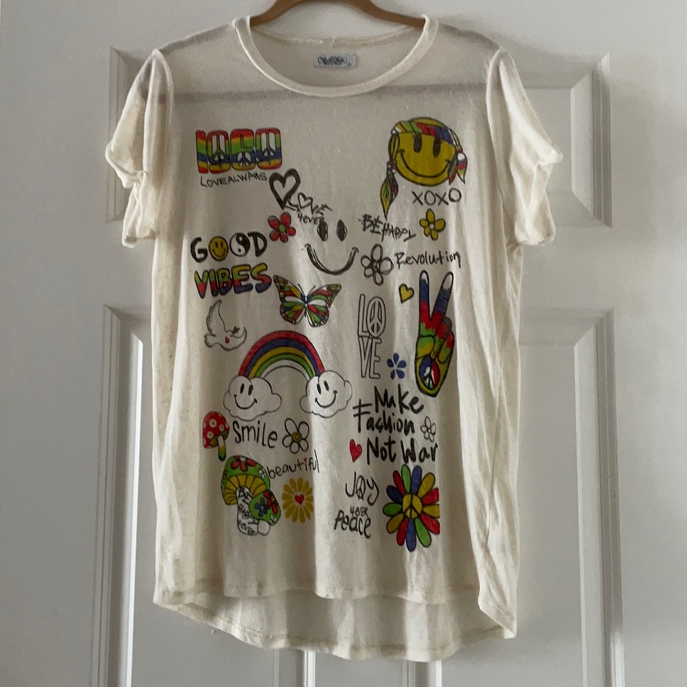 LAUREN MOSHI HIPPIE CHIC TUNIC TEE NWOT